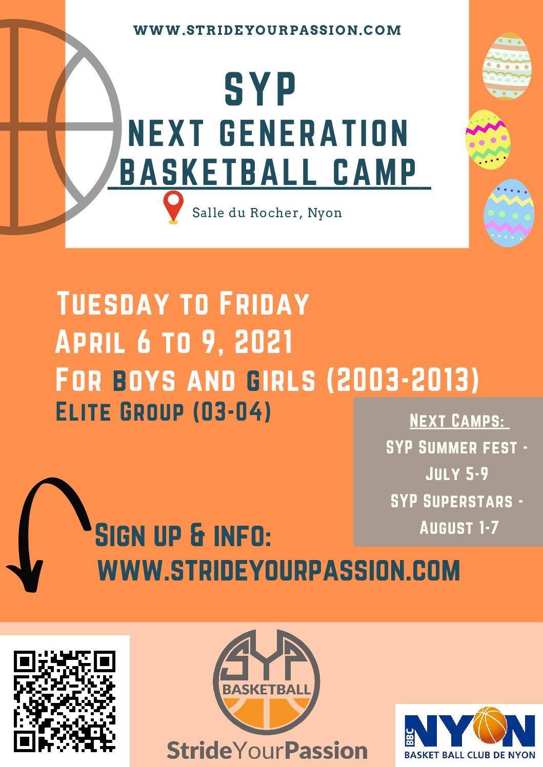 Camps Next generation Stride Your Passion
